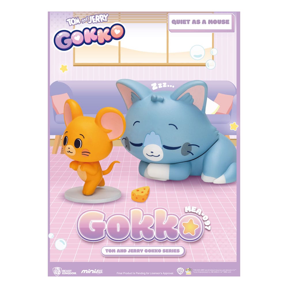 Tom & Jerry Gokko Series Figuren Blind Box (6)  - Versand: 7 Tage nach Bestellung
