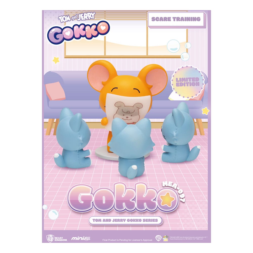 Tom & Jerry Gokko Series Figuren Blind Box (6)  - Versand: 7 Tage nach Bestellung