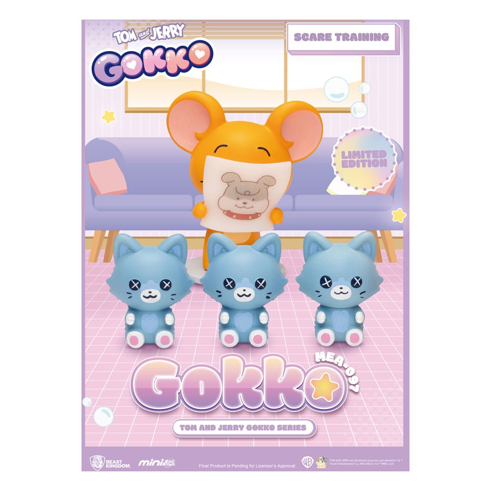 Tom & Jerry Gokko Series Figuren Blind Box (6)  - Versand: 7 Tage nach Bestellung