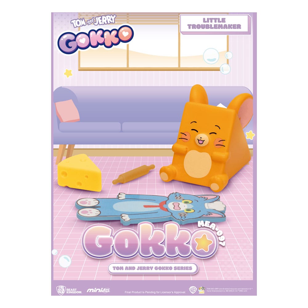 Tom & Jerry Gokko Series Figuren Blind Box (6)  - Versand: 7 Tage nach Bestellung