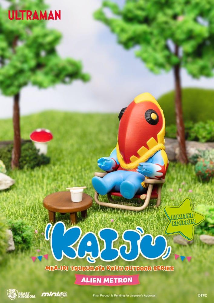 Ultraman Mini Egg Attack Outdoor-Serie Figuren Tsuburaya Kaiju Blind Box (6) 7 cm - Preorder - ETA: 21.07.2026