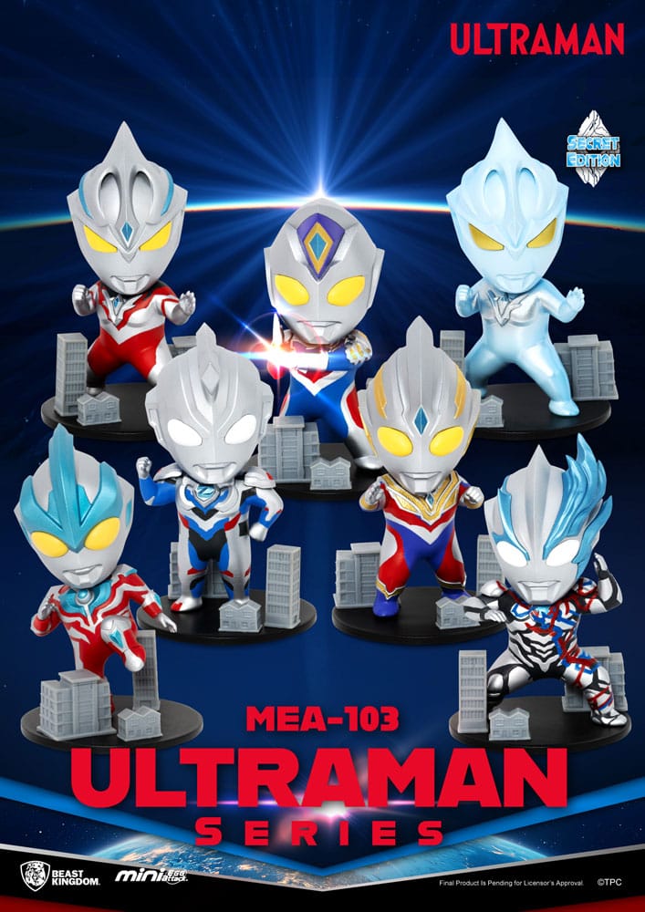 Ultraman Mini Egg Attack Blind Box Figuren Ultraman Series 1 Sortiment 9 cm (6) - Preorder - ETA: 21.07.2026