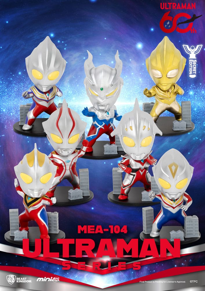 Ultraman Mini Egg Attack Blind Box Figuren Ultraman Series 2 Sortiment 9 cm (6) - Preorder - ETA: 21.07.2026