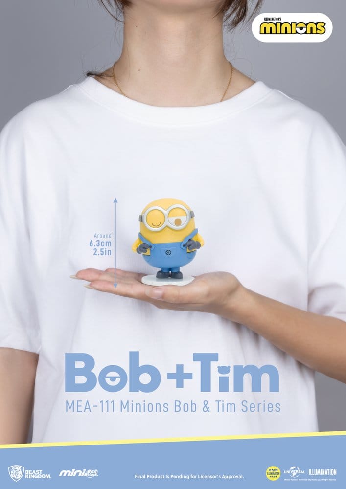 Minions Mini Egg Attack Blind Box Figuren Minions bob & tim series Sortiment 9 cm (6) - Preorder - ETA: 25.11.2026