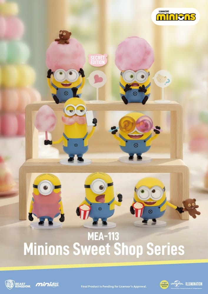 Minions Minifiguren Sweet Shop Series 6 cm Blind Box Sortiment (6) - Preorder - ETA: 25.05.2027