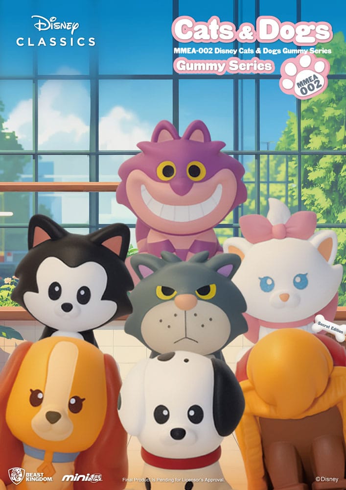 Disney Cats & Dogs Mini Egg Attack Blind Box Figuren Gummy Series Sortiment 3 cm (24) - Preorder - ETA: 25.08.2026