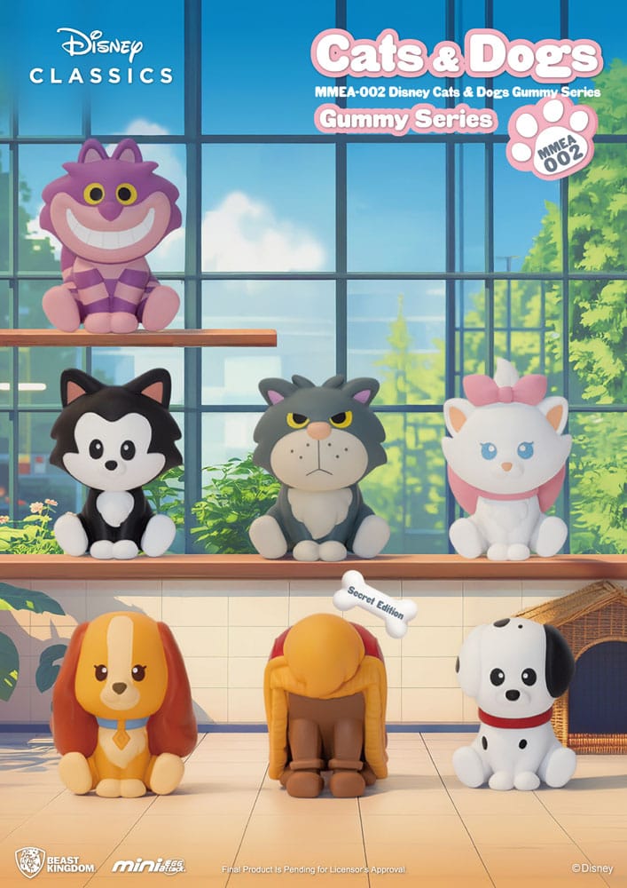 Disney Cats & Dogs Mini Egg Attack Blind Box Figuren Gummy Series Sortiment 3 cm (24) - Preorder - ETA: 25.08.2026