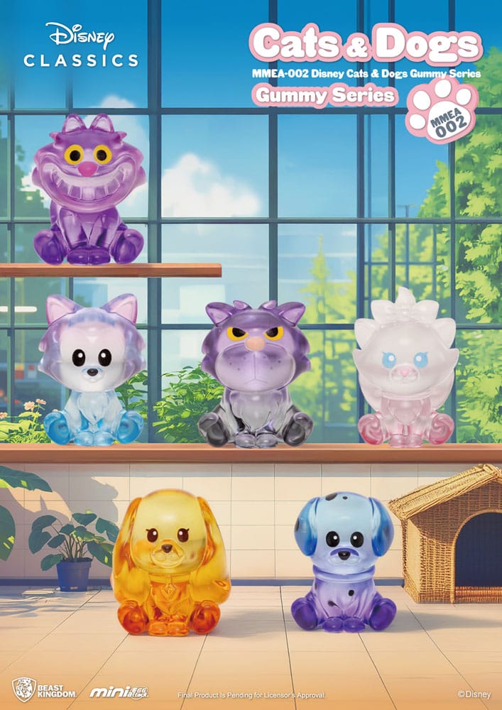 Disney Cats & Dogs Mini Egg Attack Blind Box Figuren Gummy Series Sortiment 3 cm (24) - Preorder - ETA: 25.08.2026