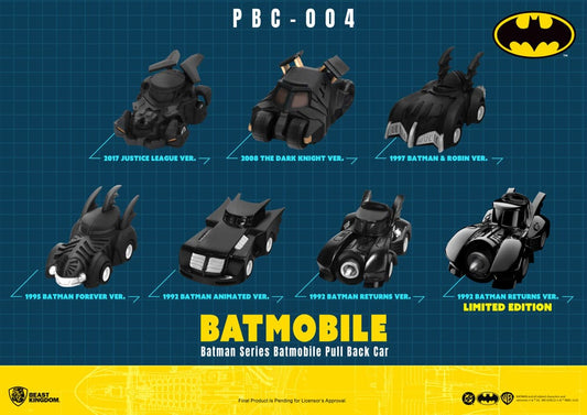 Batman Pull Back Car Series Rückzug-Autos Blind Box 6er-Pack  - Preorder - ETA: 25.02.2026