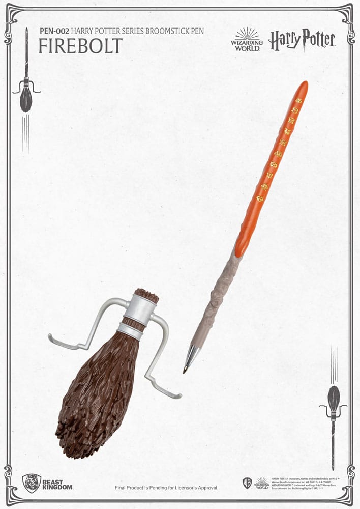 Harry Potter Kugelschreiber Firebolt Besenstiel 29 cm - Preorder - ETA: 01.11.2025