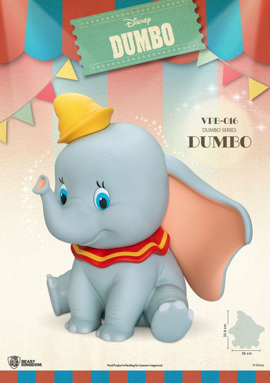 Disney Funktional Figure Spardose Dumbo 34 cm   - Versand: 5-7 Tage nach Bestellung