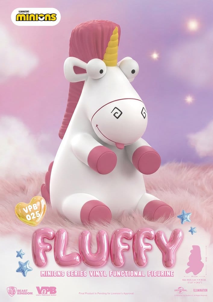 Minions Vinyl Spardose Serie Fluffy 36 cm - Preorder - ETA: 25.11.2026
