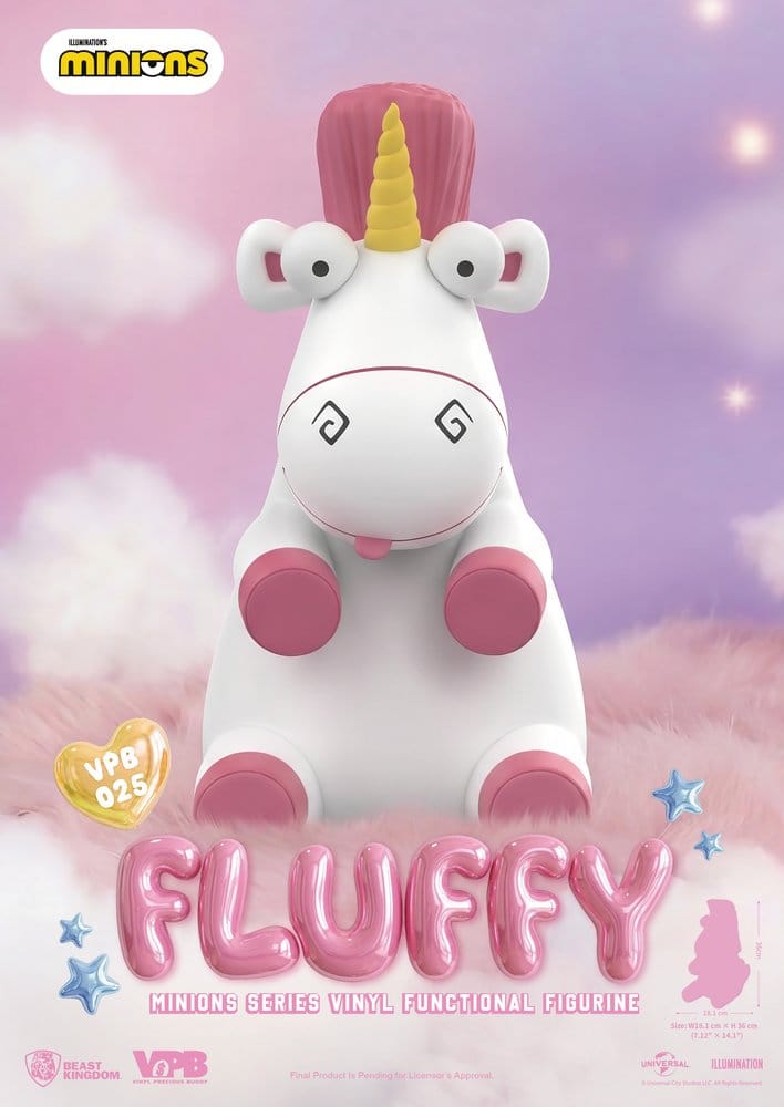 Minions Vinyl Spardose Serie Fluffy 36 cm - Preorder - ETA: 25.11.2026