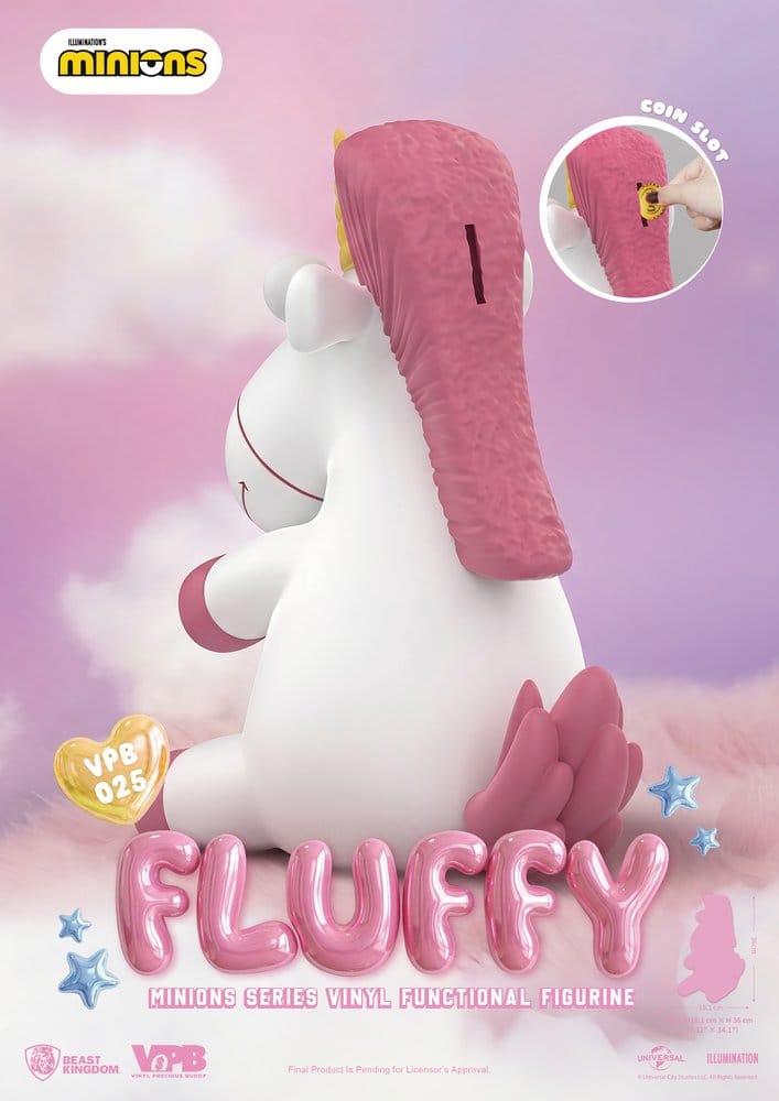 Minions Vinyl Spardose Serie Fluffy 36 cm - Preorder - ETA: 25.11.2026