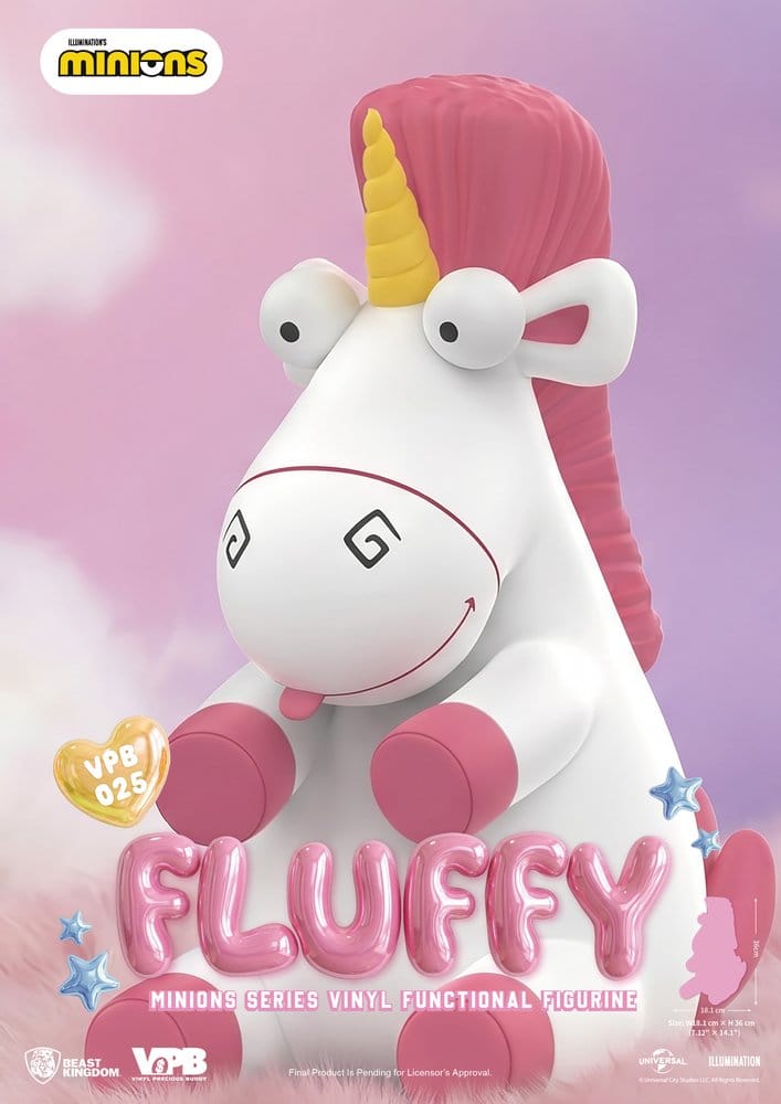 Minions Vinyl Spardose Serie Fluffy 36 cm - Preorder - ETA: 25.11.2026