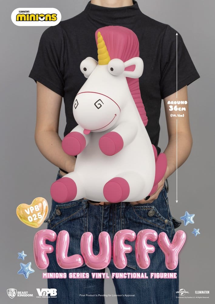 Minions Vinyl Spardose Serie Fluffy 36 cm - Preorder - ETA: 25.11.2026