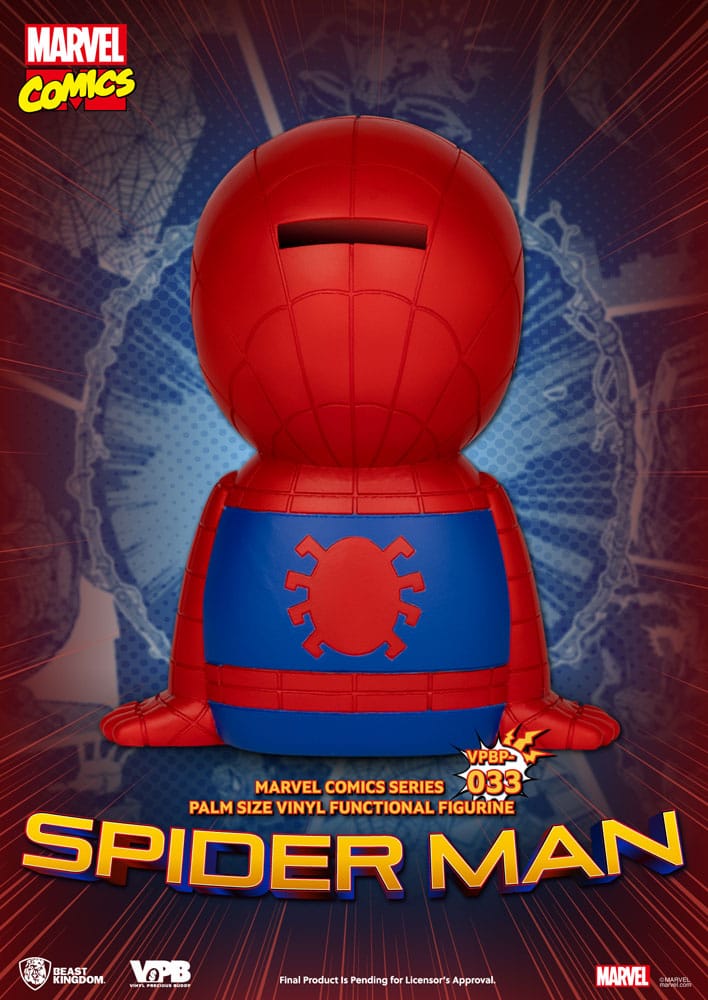 Classic Marvel Comics Piggy Vinyl Spardose Spiderman 12 cm - Versand: 7 Tage nach Bestellung