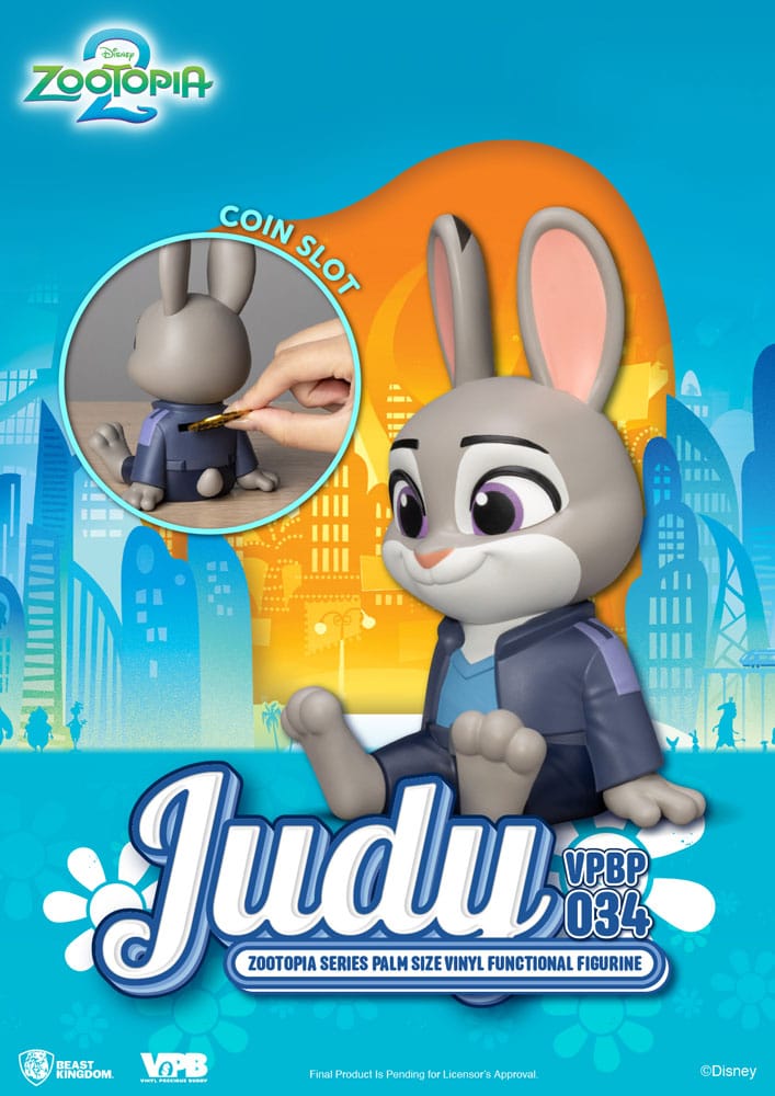 Zoomania Piggy Vinyl Spardose Judy 15 cm - Versand: 7 Tage nach Bestellung