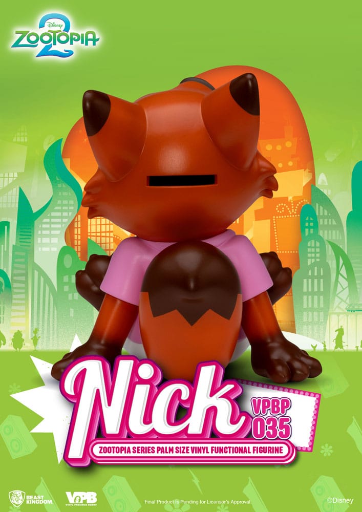 Zoomania Piggy Vinyl Spardose Nick 15 cm - Versand: 7 Tage nach Bestellung
