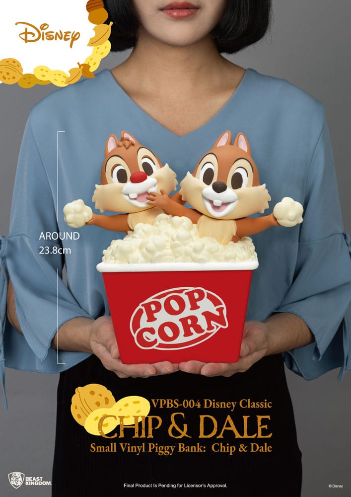 Disney Piggy Vinyl Spardose Chip & Dale 24 cm - Versand: 5-7 Tage nach Bestellung