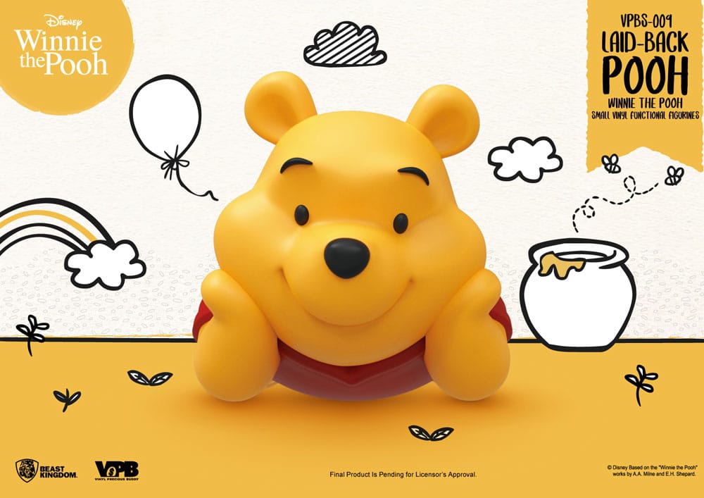 Winnie The Pooh Small Vinyl Spardose liegender Winnie 17 cm - Preorder - ETA: 25.08.2026