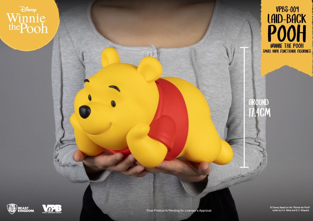 Winnie The Pooh Small Vinyl Spardose liegender Winnie 17 cm - Preorder - ETA: 25.08.2026