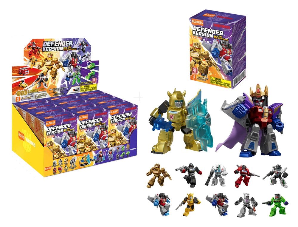 Transformers Blokees Plastic Model Kit Defender 02 Blind Box Display (12) - Preorder - ETA: 25.08.2026