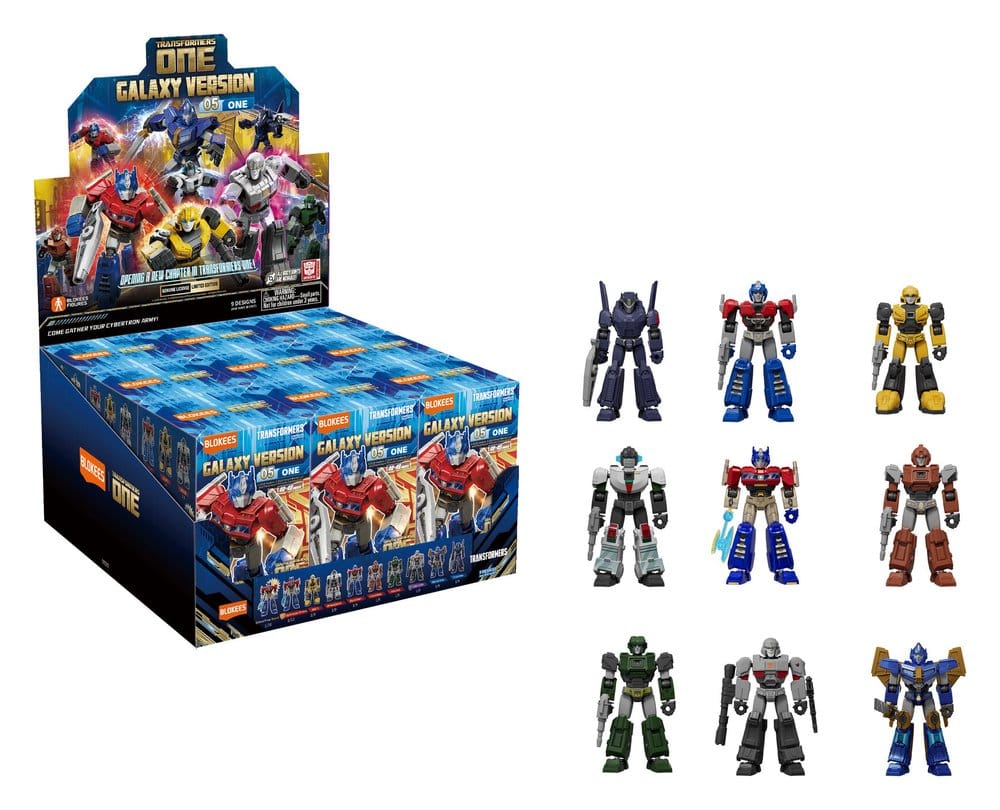Transformers Blokees Plastic Model Kit Galaxy 05 Blind Box Display (9) - Preorder - ETA: 25.08.2026