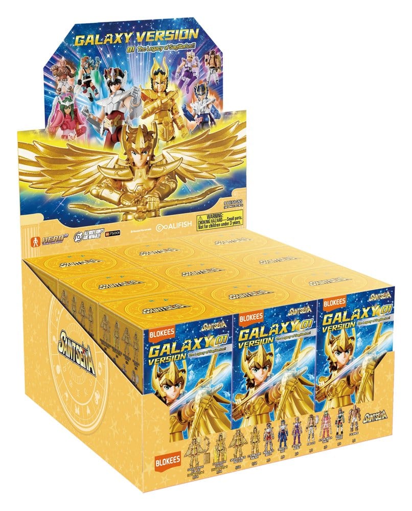 Saint Seiya Blokees Plastic Model Kit Galaxy Version 1 Blind Box Display (9) - Preorder - ETA: 28.12.2026