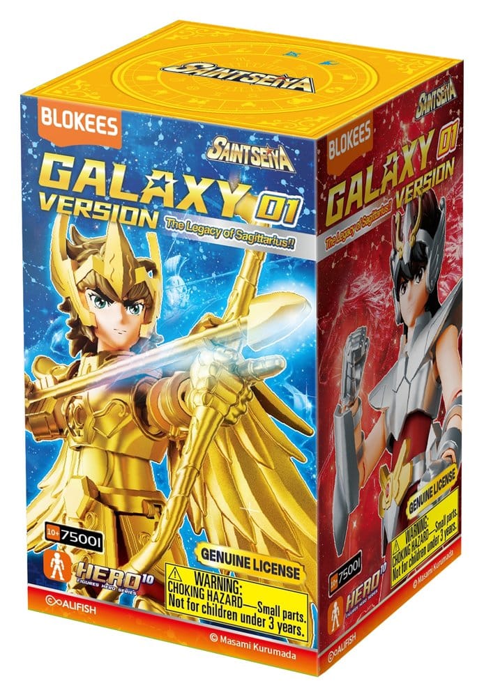 Saint Seiya Blokees Plastic Model Kit Galaxy Version 1 Blind Box Display (9) - Preorder - ETA: 28.12.2026