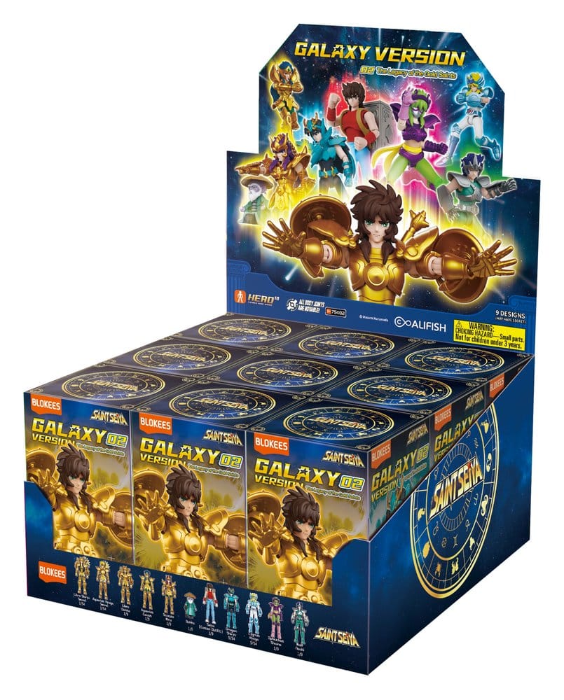 Saint Seiya Blokees Plastic Model Kit Galaxy Version 2 Blind Box Display (9) - Preorder - ETA: 28.12.2026