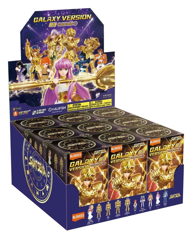 Saint Seiya Blokees Plastic Model Kit Galaxy Version 3 Blind Box Display (9) - Preorder - ETA: 28.12.2026