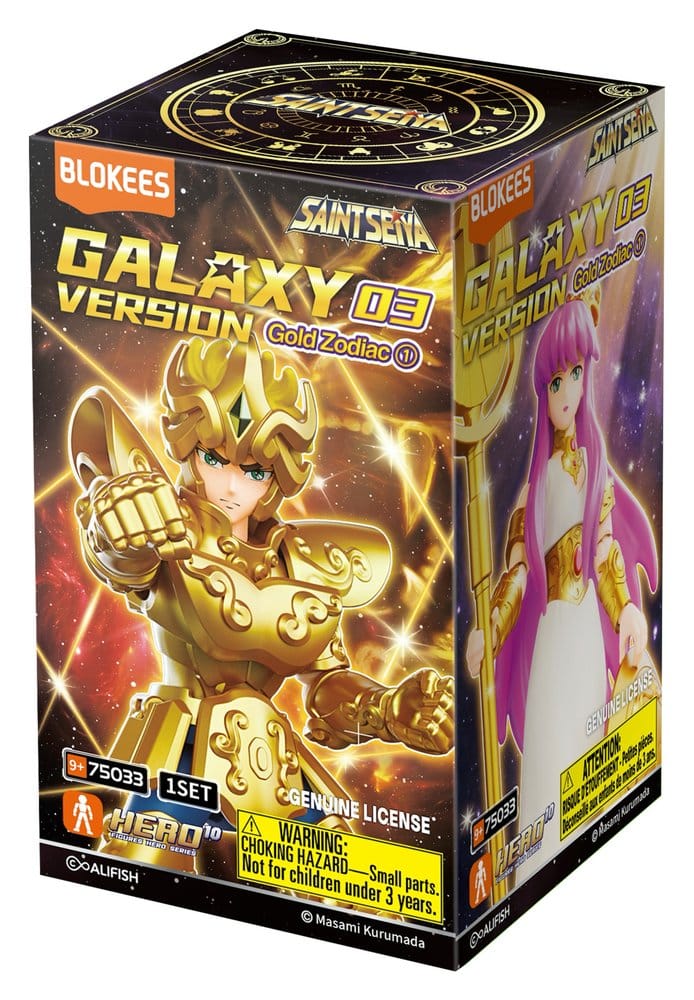 Saint Seiya Blokees Plastic Model Kit Galaxy Version 3 Blind Box Display (9) - Preorder - ETA: 28.12.2026