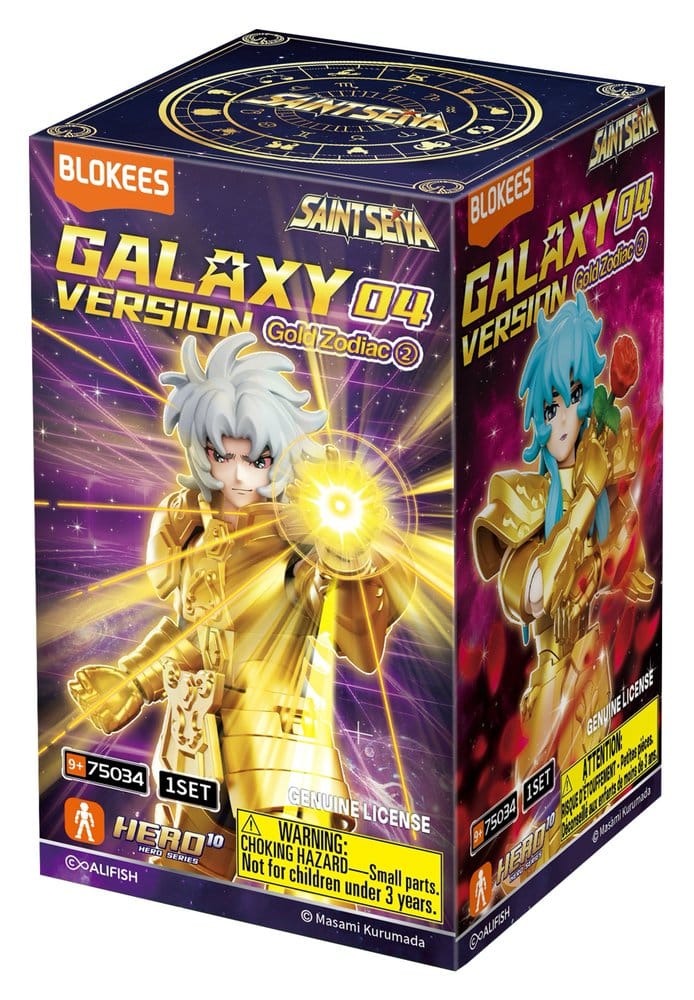 Saint Seiya Blokees Plastic Model Kit Galaxy Version 4 Blind Box Display (9) - Preorder - ETA: 28.12.2026