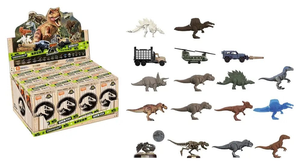 Jurassic Park Blokees Bausätze Terraventure Sortiment (12) - Preorder - ETA: 25.08.2026