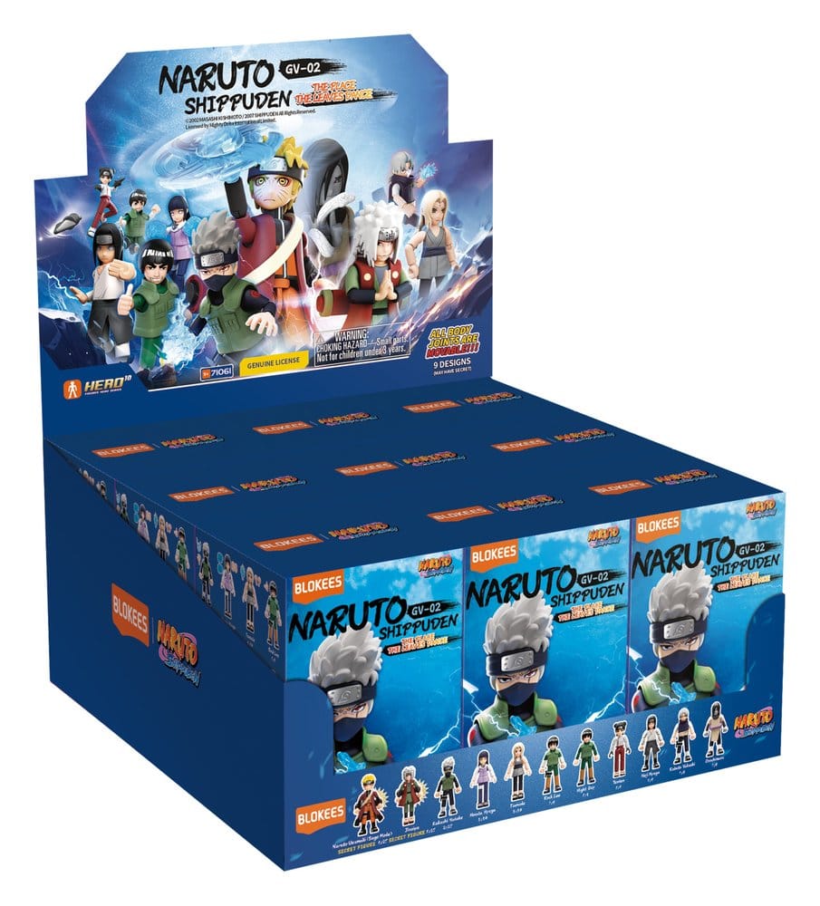 Naruto Blokees Plastic Model Kit GV02 Blind Box Display (9) - Preorder - ETA: 28.12.2026