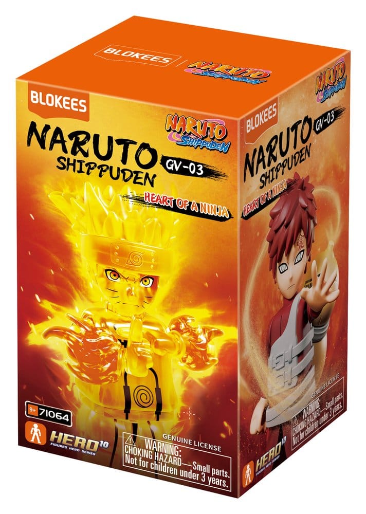 Naruto Blokees Plastic Model Kit GV03 Blind Box Display (9) - Preorder - ETA: 28.12.2026