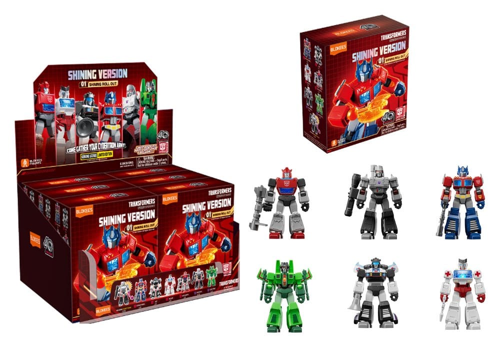 Transformers Blokees Plastic Model Kit Shining 01 Blind Box Display (6) - Preorder - ETA: 25.08.2026