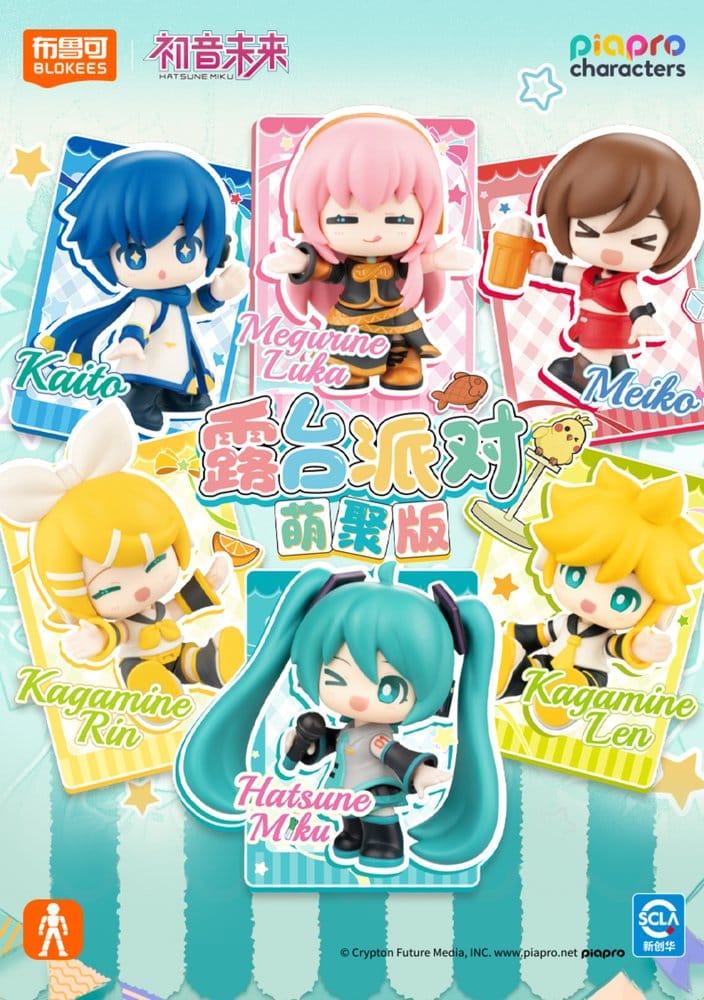 Hatsune Miku Blokees Plastic Model Kit DaaVibe Blind Box Display (6) - Preorder - ETA: 28.12.2026