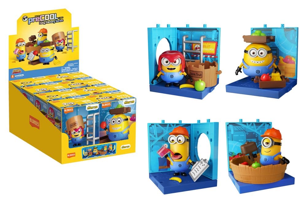 Minions Blokees Bausatz Jelly Factory Blind Box Display (8) - Preorder - ETA: 25.08.2026