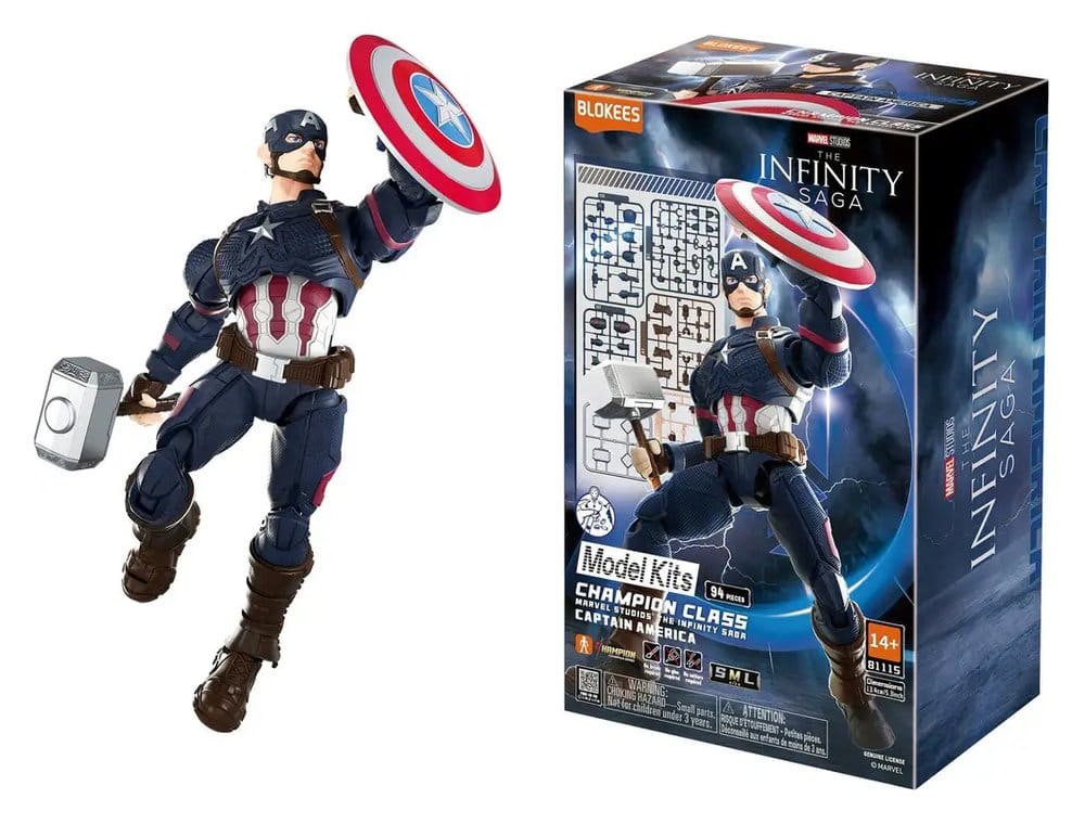 Marvel Blokees Bausatz Captain America - Versand: 7 Tage nach Bestellung