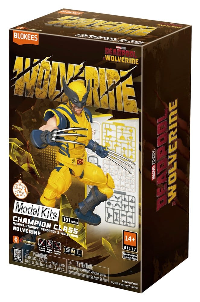 Marvel Blokees Bausatz Wolverine - Versand: 7 Tage nach Bestellung