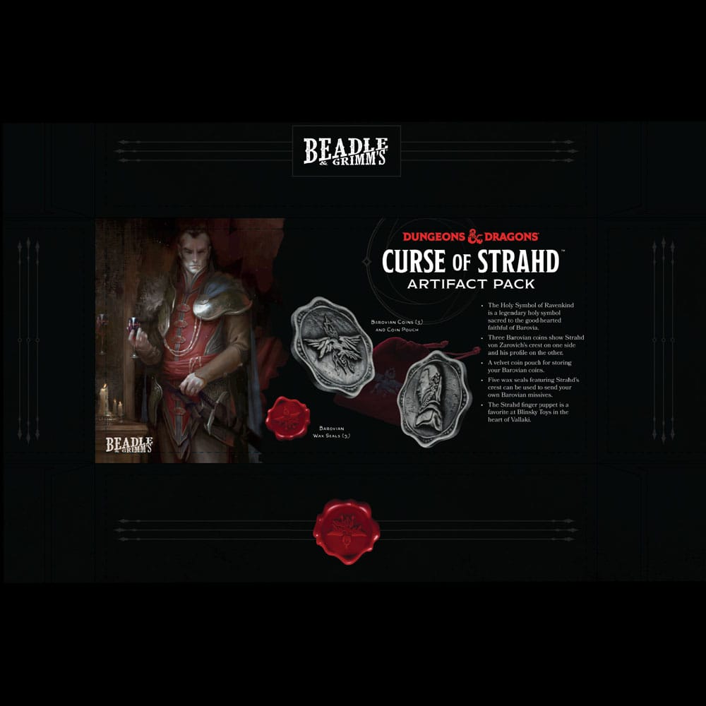 Dungeons & Dragons: Curse of Strahd Geschenkbox Artifact Set  - Preorder - ETA: 13.12.2025