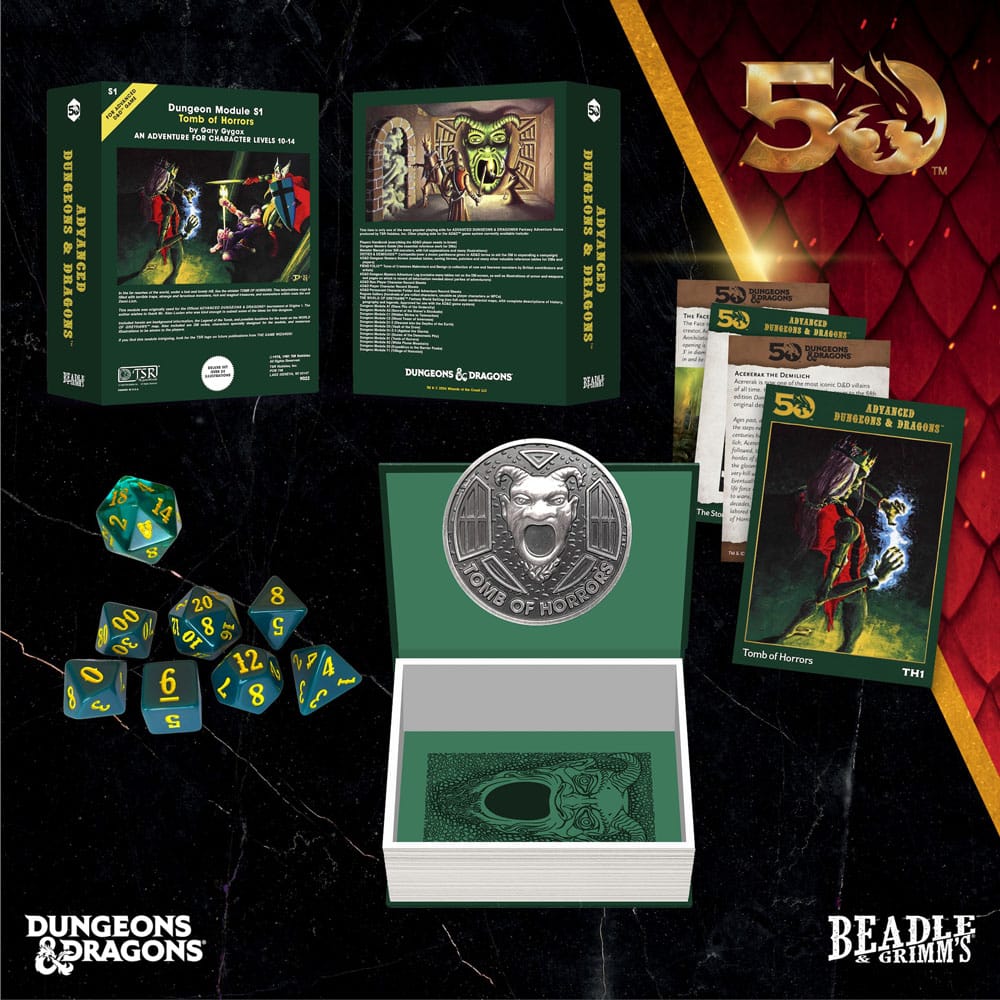 Dungeons & Dragons Classic Module Würfel Set Tomb of Horrors (7)     - Versand: 5-7 Tage nach Bestellung