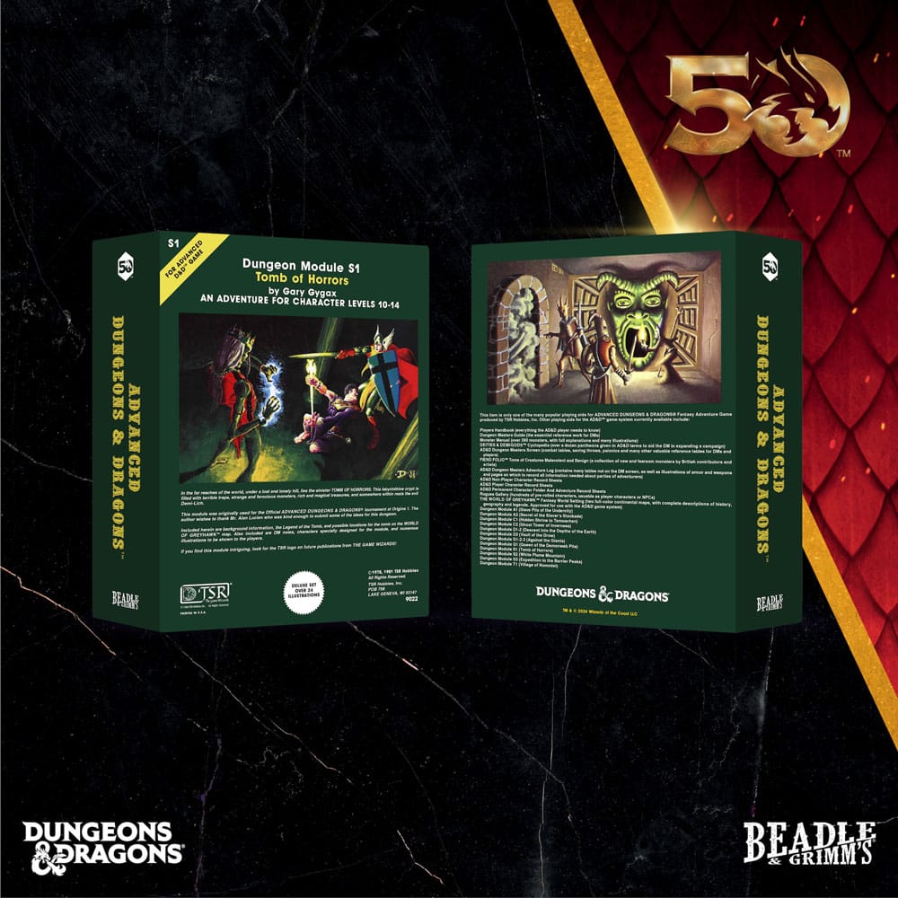 Dungeons & Dragons Classic Module Würfel Set Tomb of Horrors (7)     - Versand: 5-7 Tage nach Bestellung