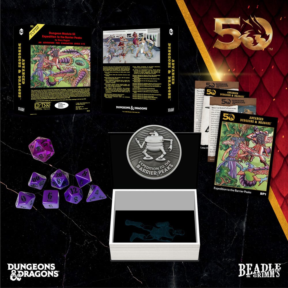 Dungeons & Dragons Classic Module Würfel Set Journey to the Barrier Peaks (7)       - Versand: 5-7 Tage nach Bestellung