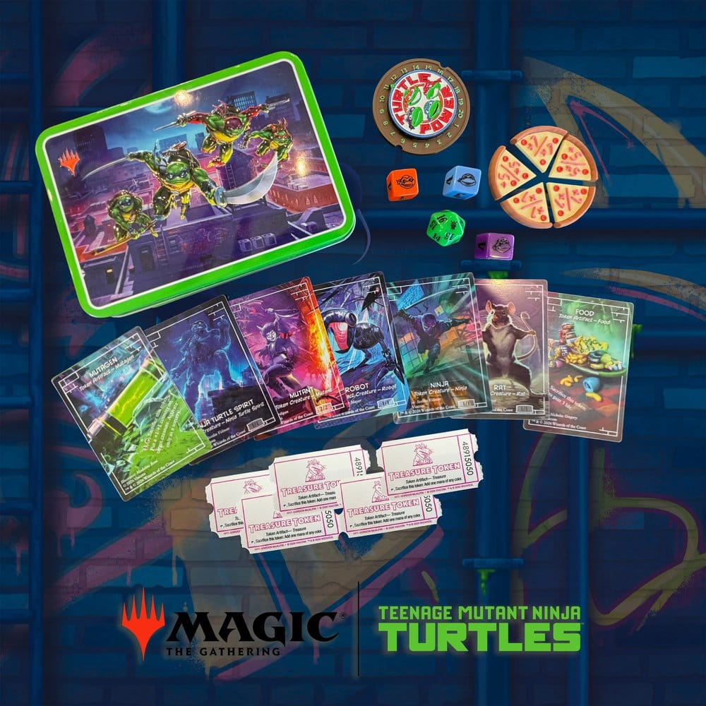 Magic the Gathering Dice and Token Pack Teenage Mutant Ninja Turtles *Englisch* - Versand: 7 Tage nach Bestellung