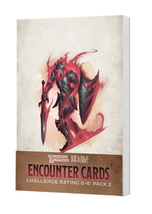 Dungeons & Dragons RPG Begegnungskarten Challenge Rating 0-6: Pack 2 *englisch*  - Versand: 5-7 Tage nach Bestellung
