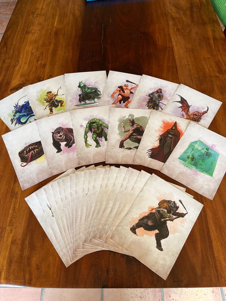 Dungeons & Dragons RPG Begegnungskarten Challenge Rating 0-6: Pack 2 *englisch*  - Versand: 5-7 Tage nach Bestellung