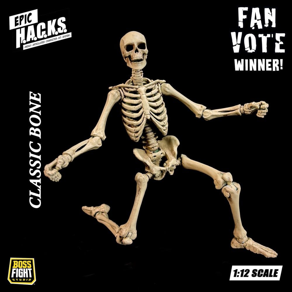 Epic H.A.C.K.S. Actionfigur 1/12 Skeleton Blank Classic Bone - Preorder - ETA: 25.05.2027